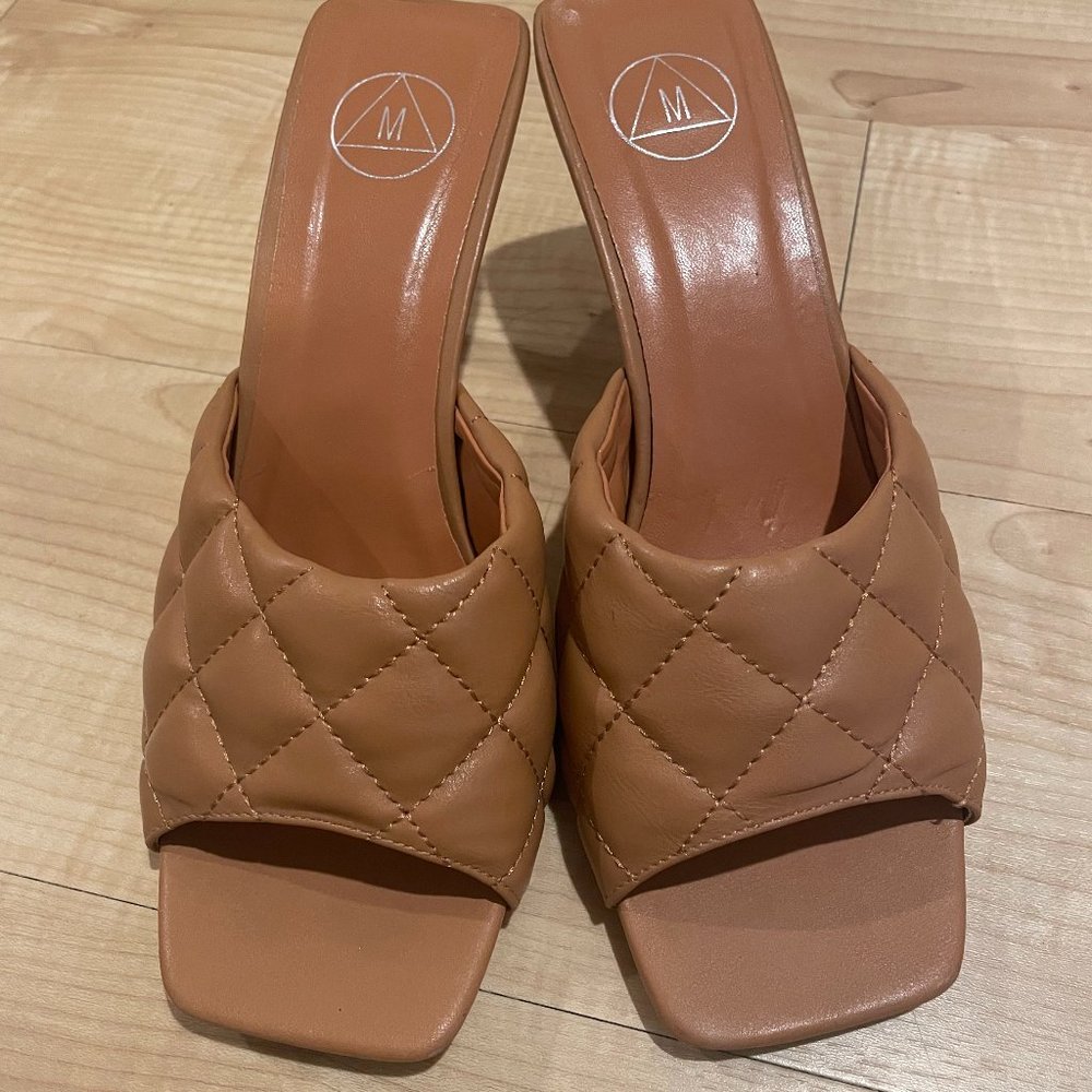 Missguided Nude Mule Heel